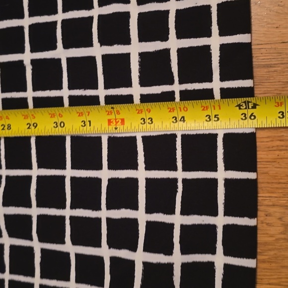 CHAPS BRAND WOMEN'S BLACK & WHITE SLEEVELESS SYMMETRICAL DRESS SIZE 14 - Picture 15 of 16